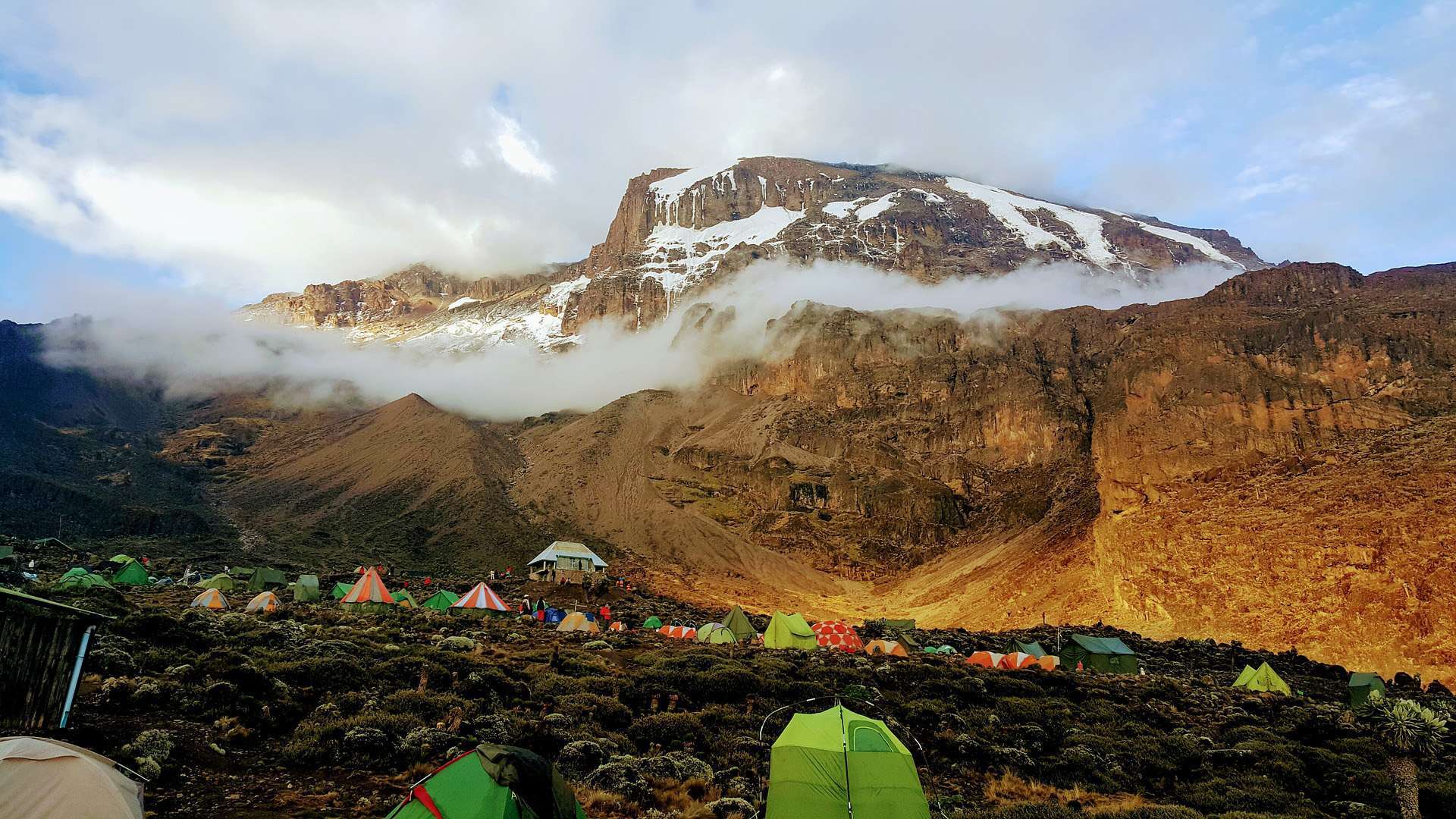 Rongai Route camping and huts